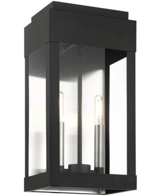 York 2 Light Outdoor Wall Lantern