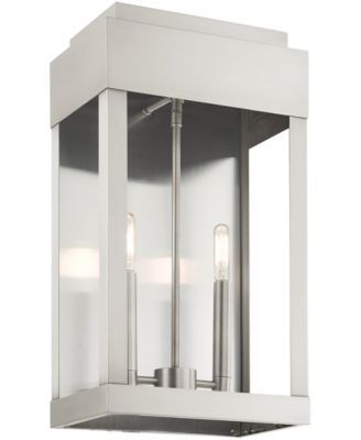 York 2 Light Outdoor Wall Lantern