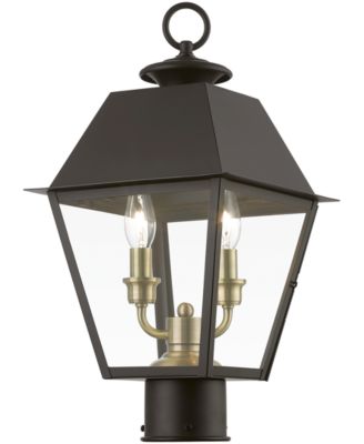 Wentworth 2 Light Outdoor Medium Post Top Lantern