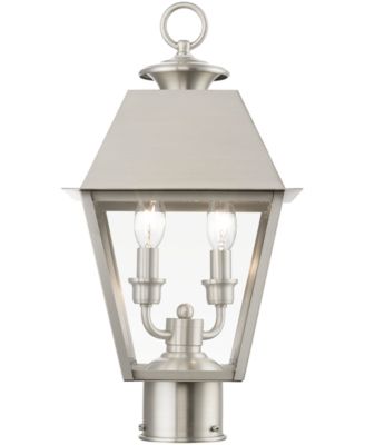 Wentworth 2 Light Outdoor Medium Post Top Lantern