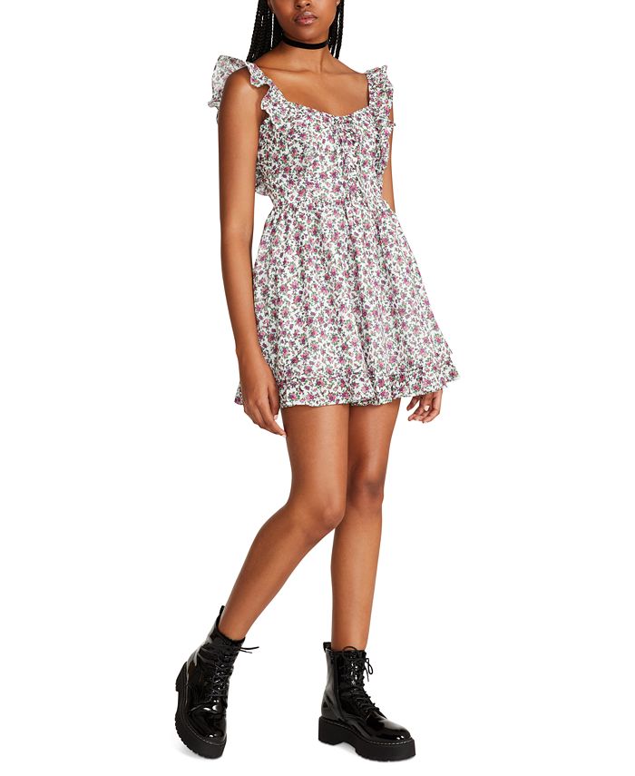 Betsey Johnson Women's Layla Floral-Print Mini Dress - Macy's
