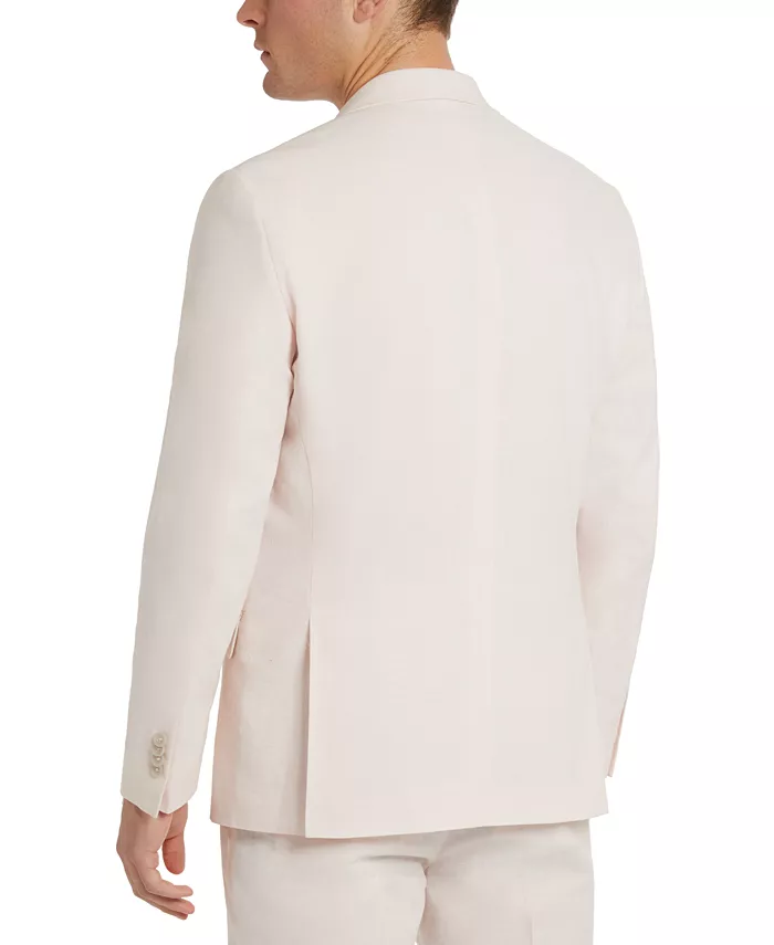 Men's Slim-Fit Stretch Linen Solid Suit - thumbnail 2
