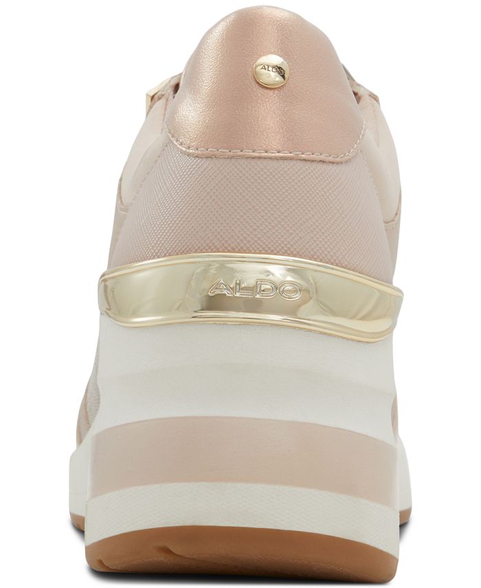 ALDO Women's Iconistep Lace-Up Wedge Sneakers - Macy's