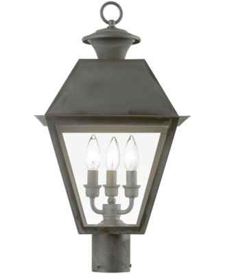 Wentworth 3 Light Outdoor Large Post Top Lantern