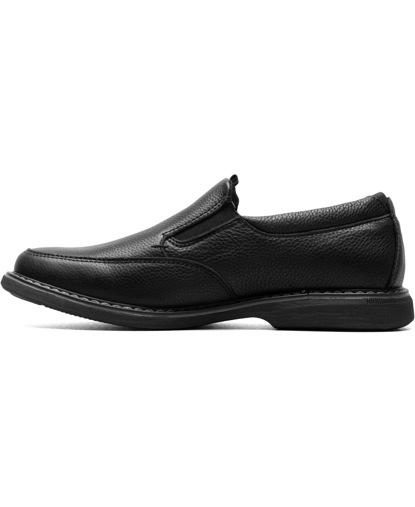 Мужские туфли Nunn Bush Otto Moc Toe Slip On, цвет: Чёрный — фото 7