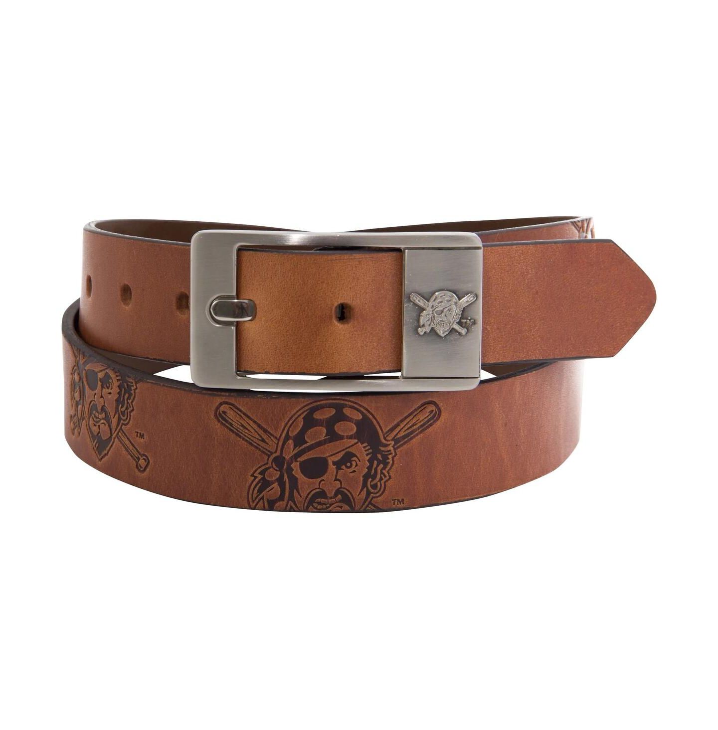 Мужской ремень Eagles Wings Pittsburgh Pirates Brandish Leather Belt — фото 1