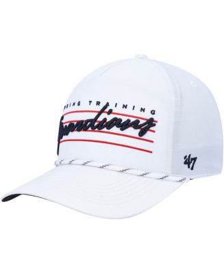 Men's '47 Brand White Cleveland Guardians Downburst Hitch Snapback Hat ...