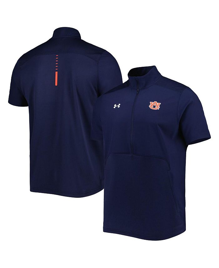 Under Armour Men's Navy Auburn Tigers Motivate 2.0 HalfZip Jacket Macy's