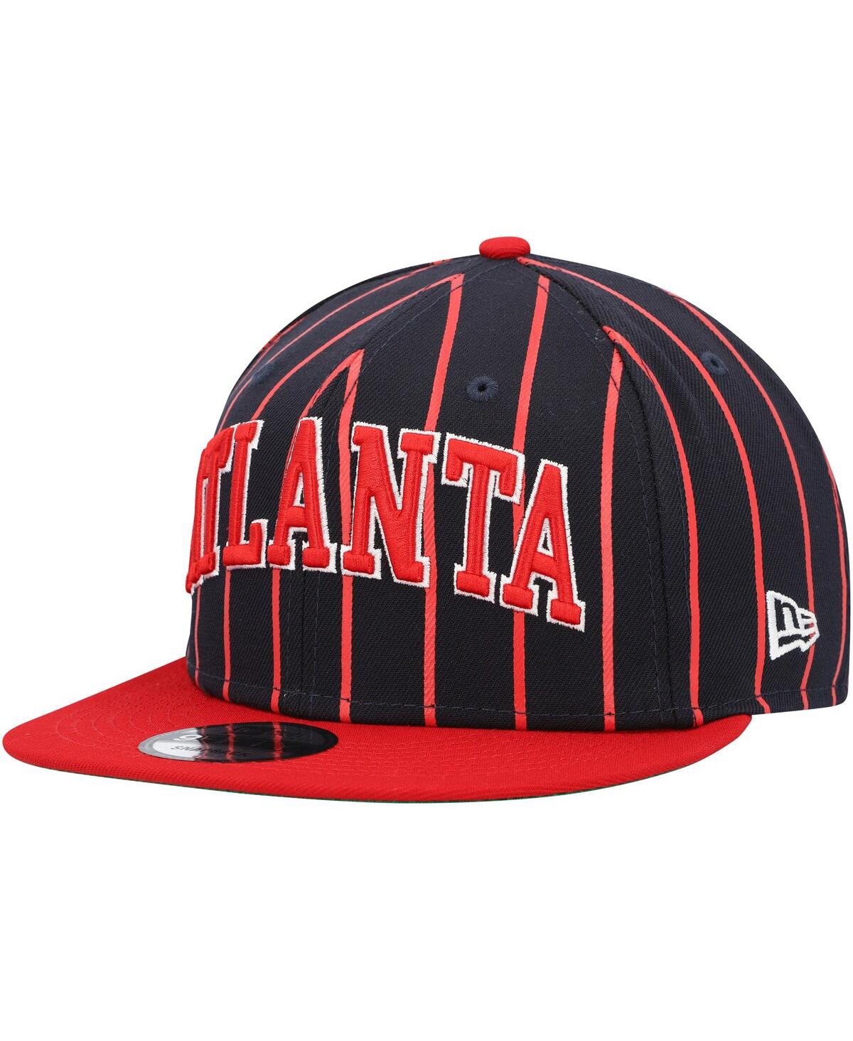 New Era Men's  Navy, Red Washington Nationals City Arch 9fifty Snapback Hat In Navy,red