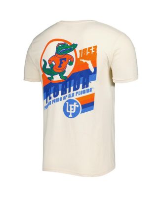 Men's Cream Florida Gators Vault Vintage-Inspired Comfort Color T-shirt
