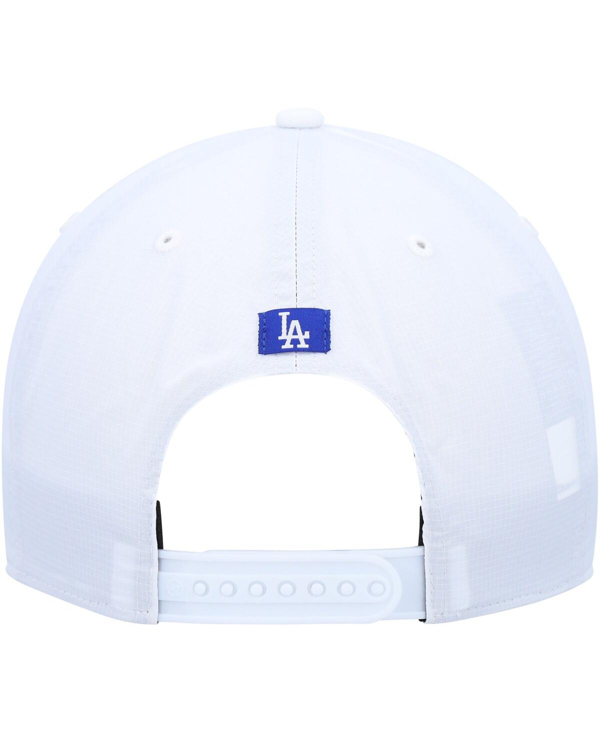 Men's '47 BrandLos Angeles Dodgers Downburst Hitch Snapback Hat - White