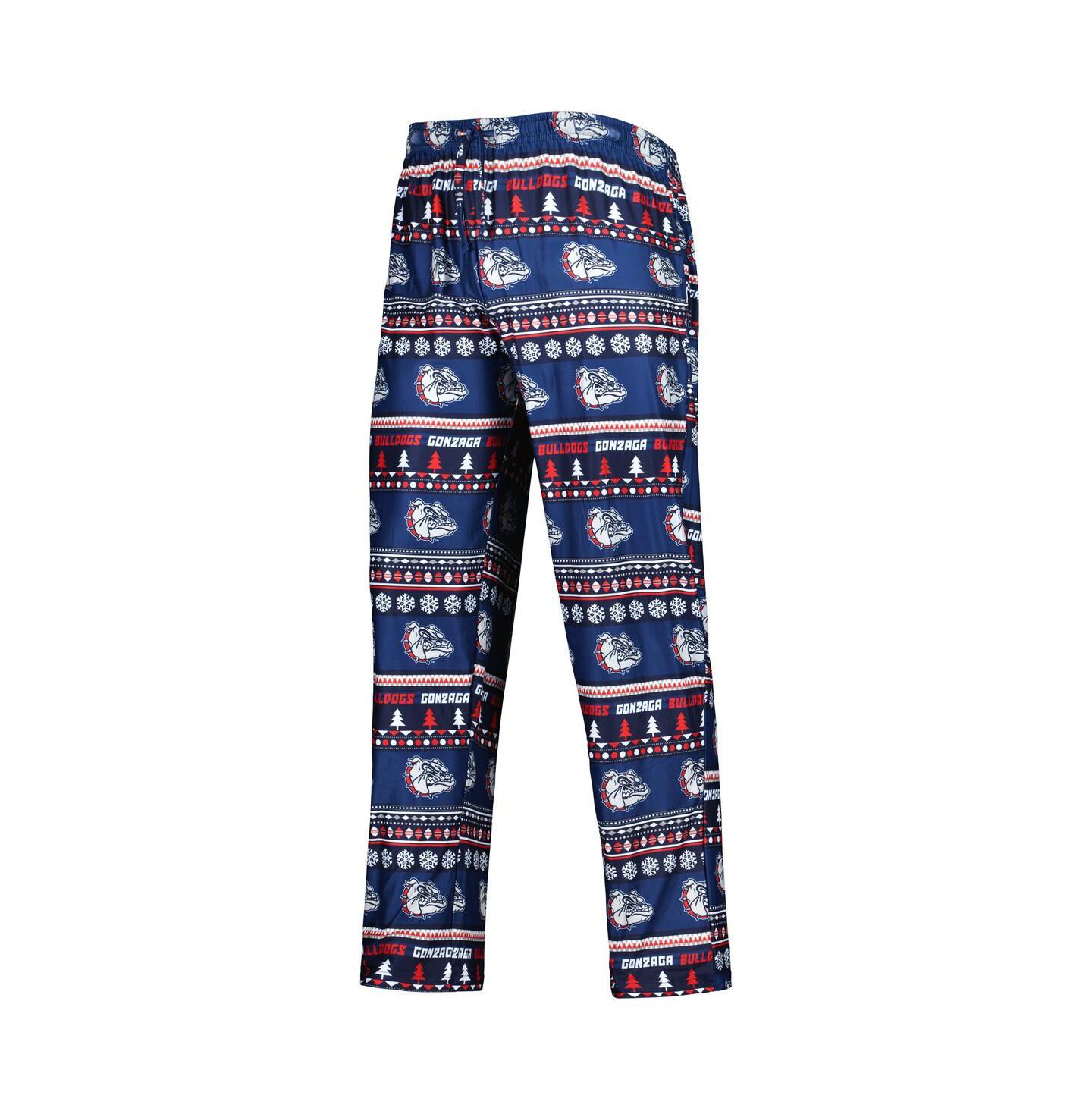Мужская пижама Concepts Sport Gonzaga Bulldogs Swivel, Navy — фото 5