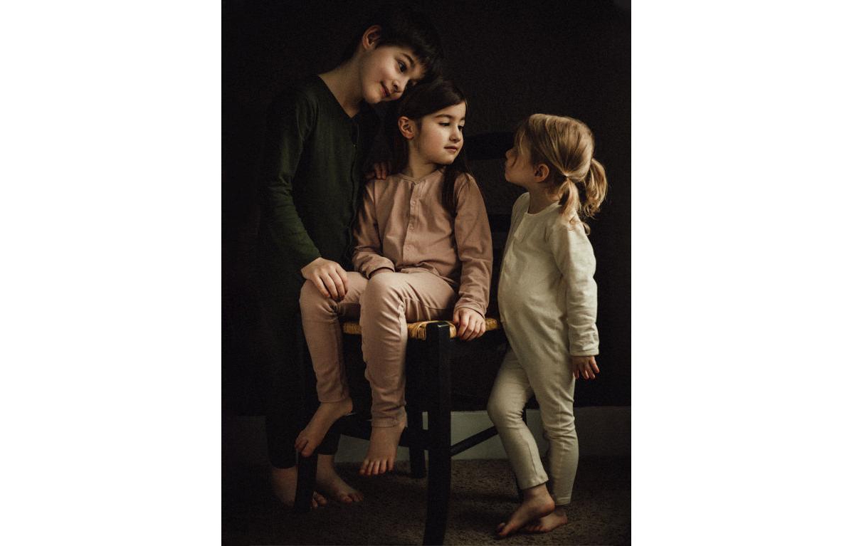 Child Boy and Child Girl Organic Cotton One-Piece Footed Perfect Pajama