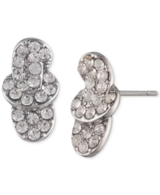 Givenchy - Crystal Knot Stud Earrings