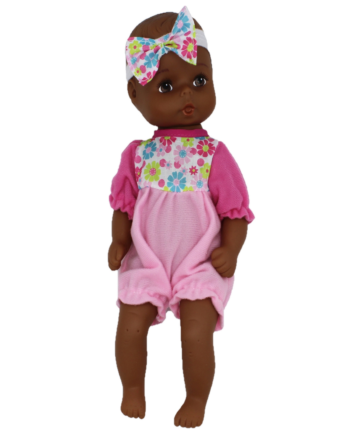 Baby's First By Nemcor Babies' Goldberger Doll Classic Softina Jumper African-american In Multi