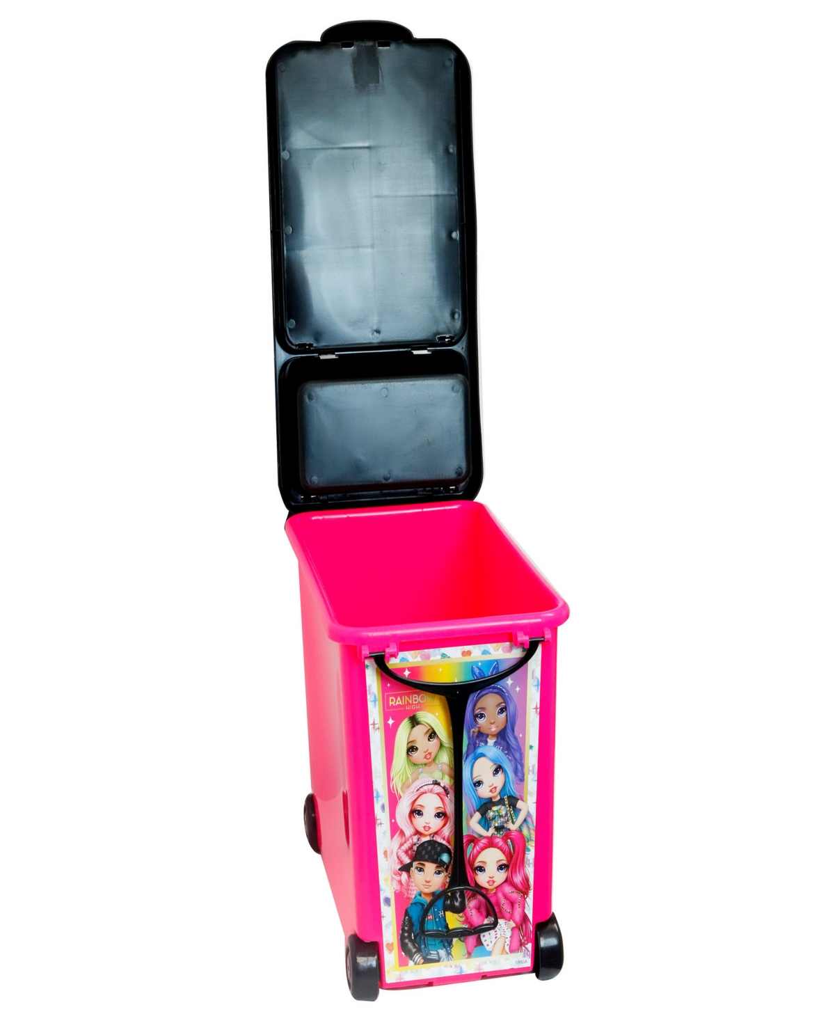 Rainbow High Store It All Case Tara Toys, Wheeled Doll Storage Carrying Case In Multi