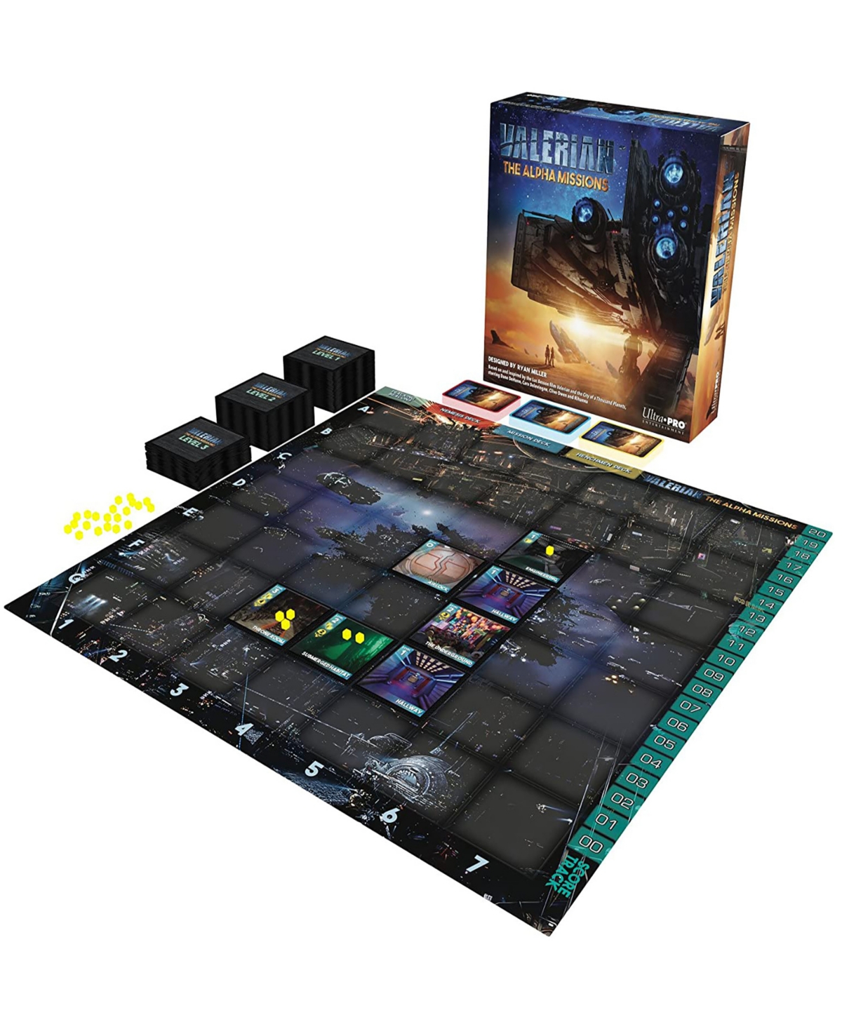 Ultra Pro Valerian The Alpha Missions Strategy Board Game In Multi