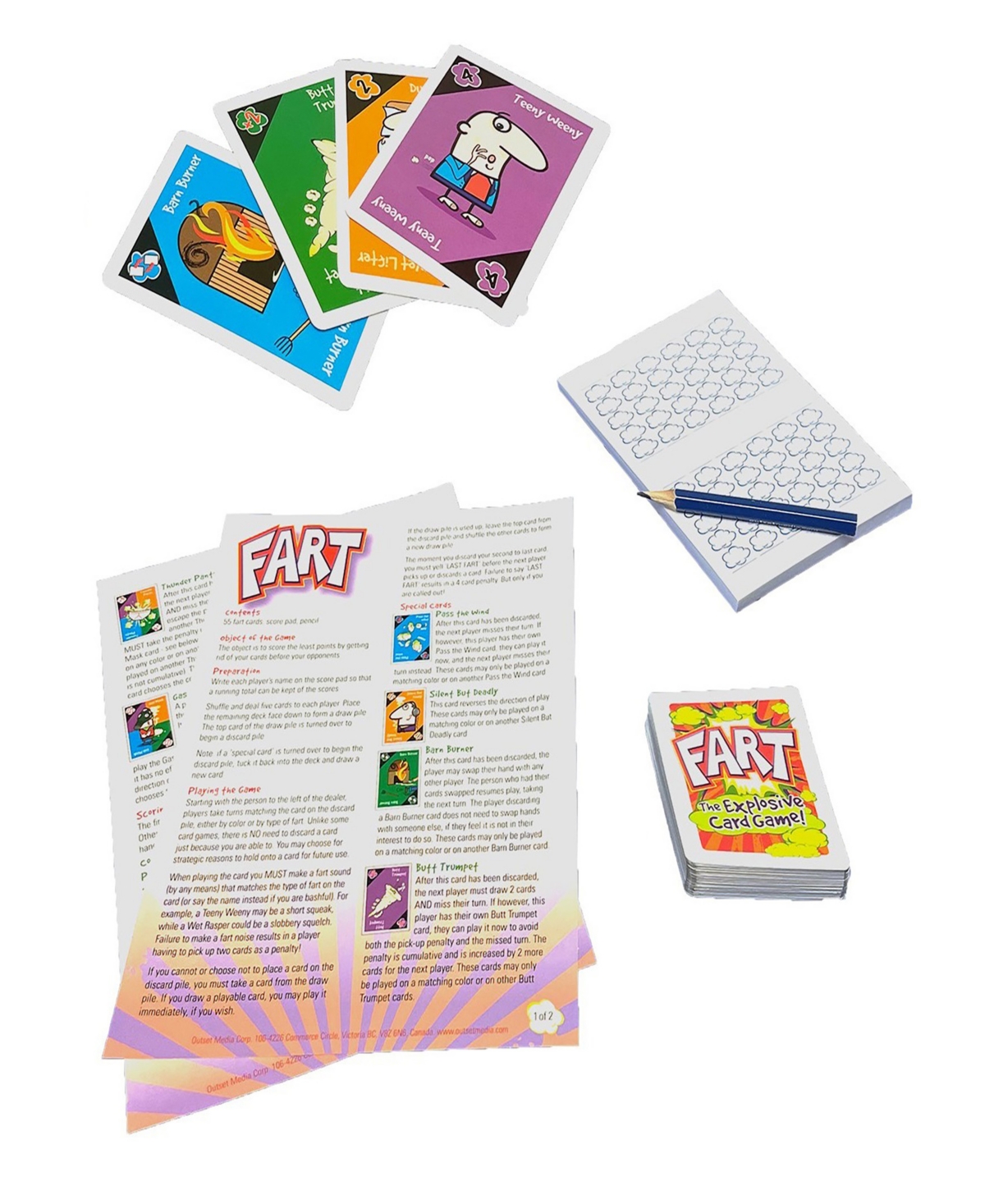 Shop Outset Media Fart The Explosive Card Game In Multi