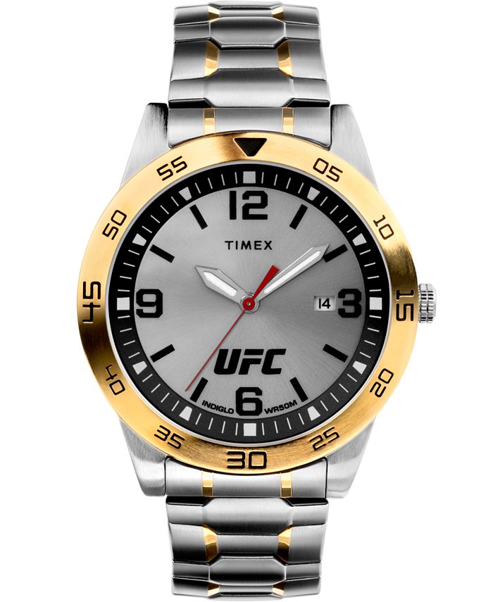 Timex UFC Men s Quartz Legend Stainless Steel Two Tone Watch 42mm