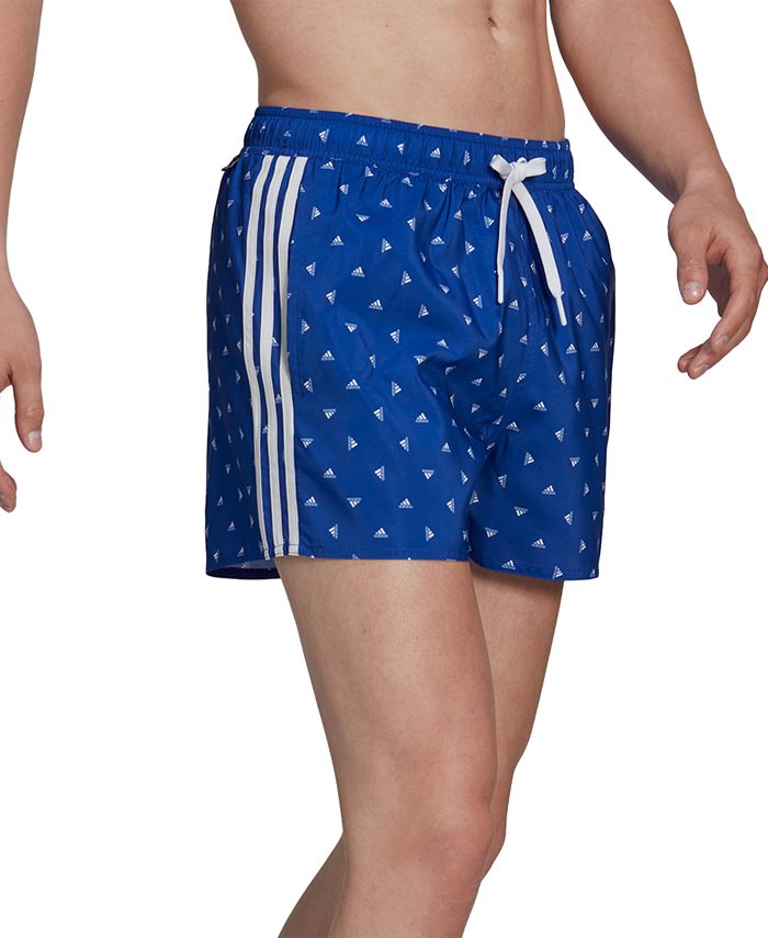 adidas Men's Classics QuickDry LogoPrint 3" Swim Trunks Macy's
