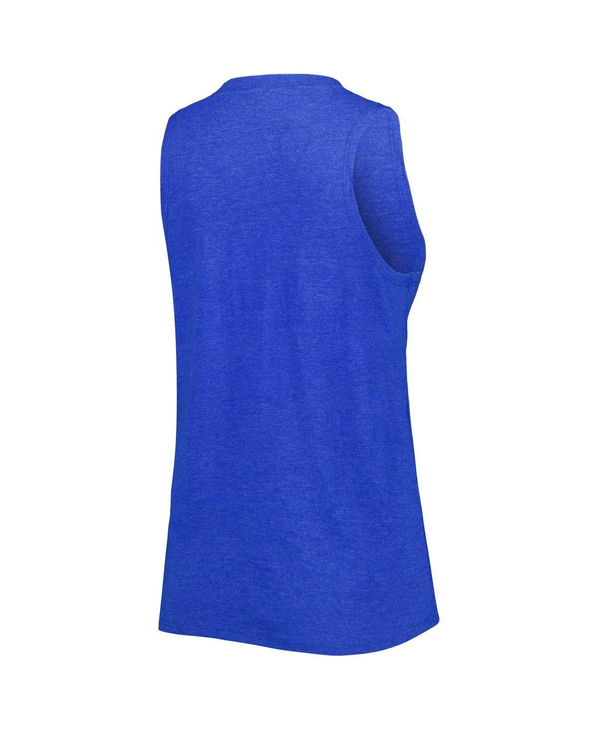 Concepts Sport Women's  Gray And Royal Los Angeles Dodgers Wordmark Meter Muscle Tank Top And Pants S In Gray,royal