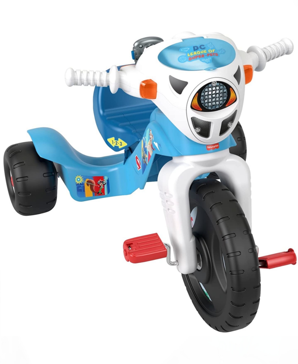 Fisher Price Babies' Power Wheels Dc League Ride-on 3 Wheeler Trike Bike For Toddlers In Multi