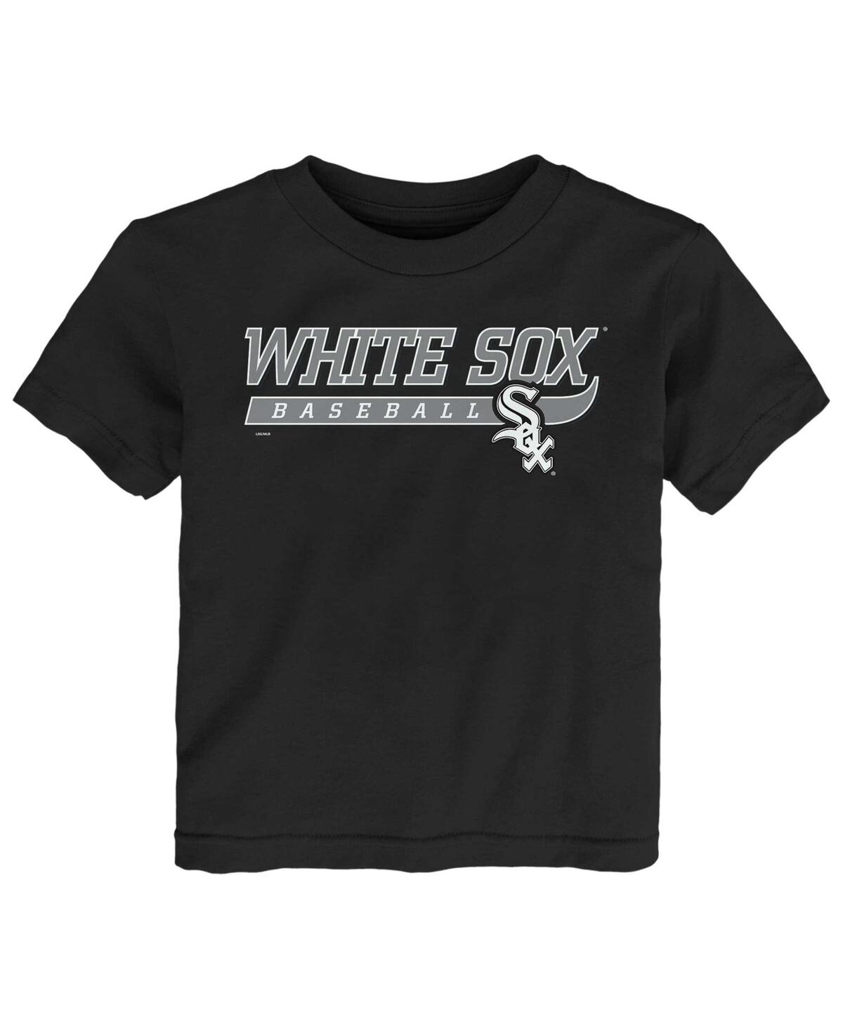 OUTERSTUFF TODDLER BOYS AND GIRLS BLACK CHICAGO WHITE SOX TAKE THE LEAD T-SHIRT