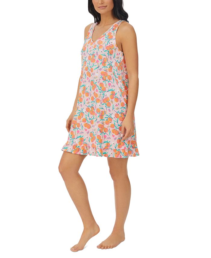 Cuddl Duds Womens Sleeveless Printed Chemise Macys 