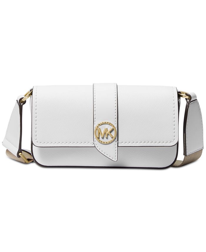 Michael Kors Greenwich Extra Small East West Sling Crossbody Bag - Optic White