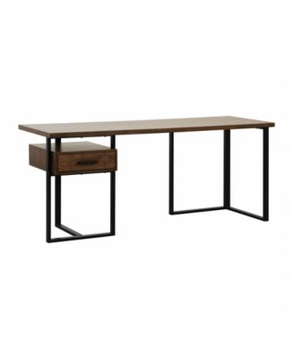 Helena Return Desk with 1 Cabinet