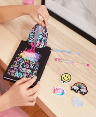 3C4G Street Style Journal 7 Piece Set, Make It Real, Teens Tweens Girls, 160 Page Lined Journal, Hoodie Style Cover Diary