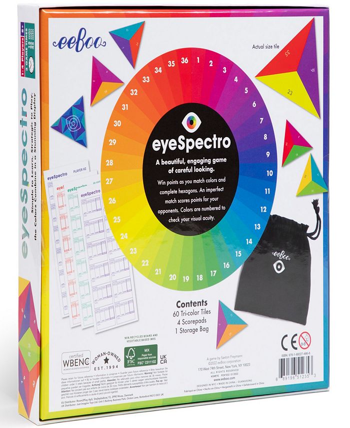 Eeboo Eyespectro Strategy Game, Ages 8 and up Macy's