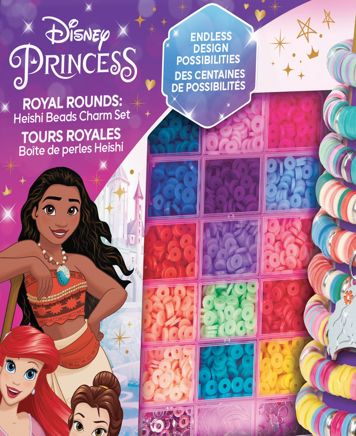 Shop Make It Real Disney Princess Moana Royal Rounds Heishi Beads In Multi