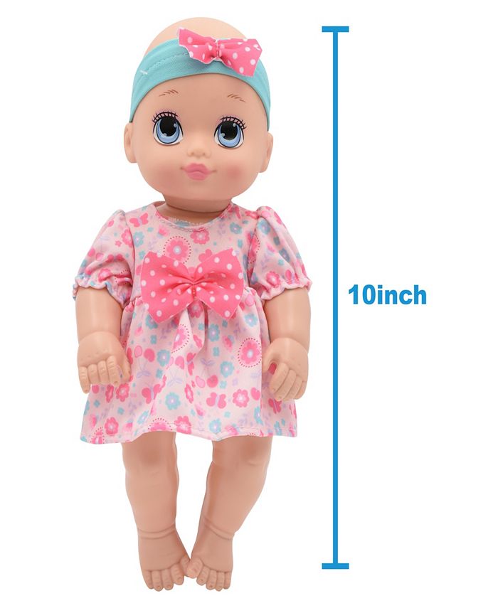 CUDDLE KIDS Play All Day 17 Piece 10" Baby Doll Playset New Adventures