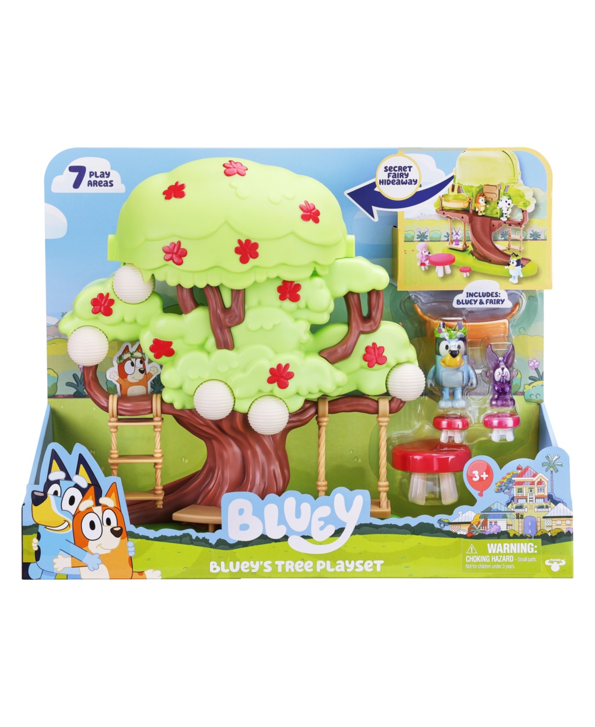 Bluey Kids' Treehouse Playset In Multi Color
