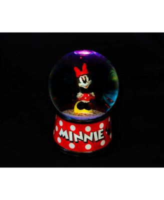 Disney Minnie Mouse Light-Up Collectible Snow Globe | 6 Inches Tall