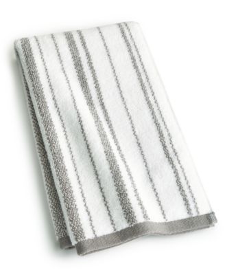Elite Stripe Hand Towel, Created for Macy's
