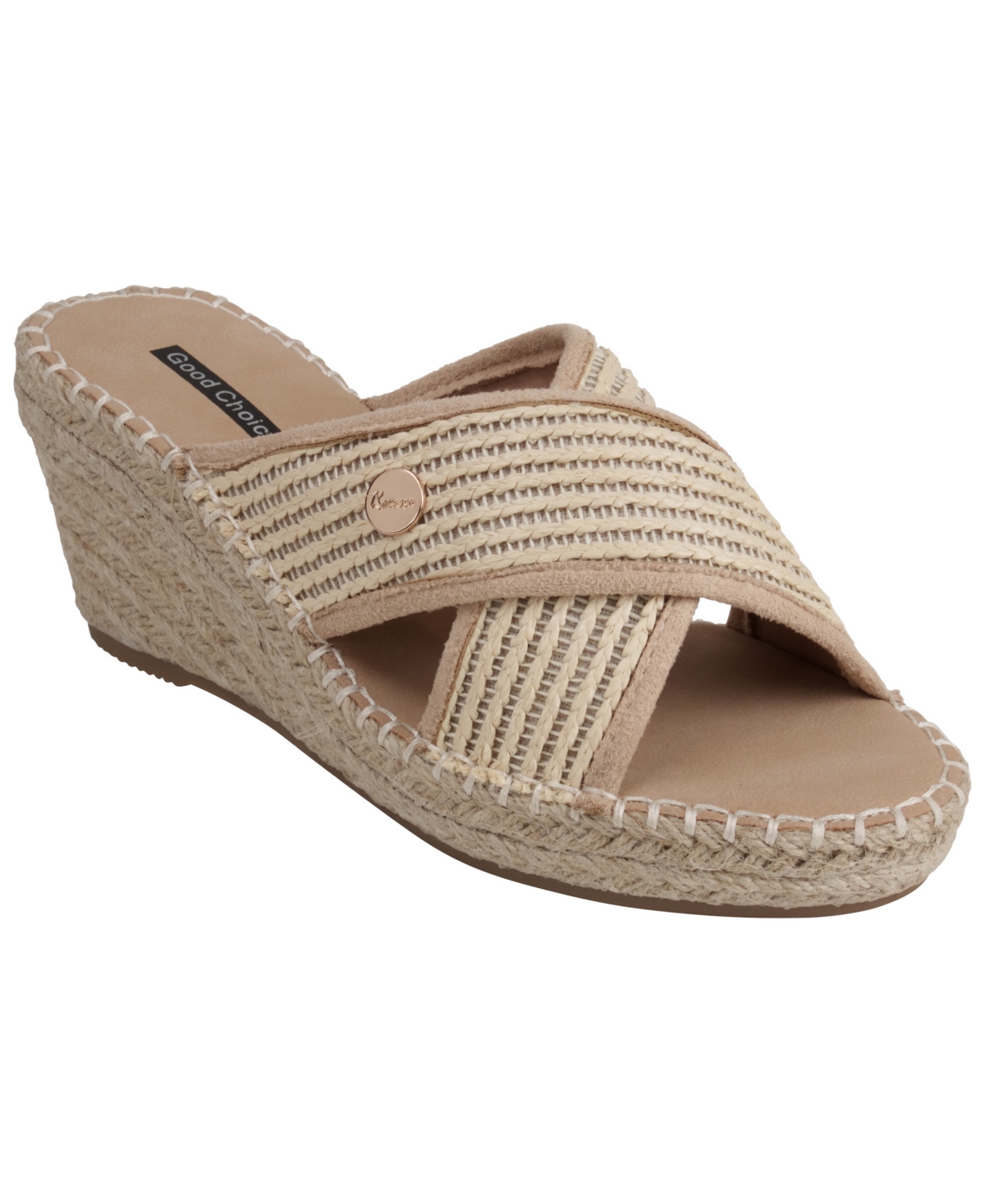 Gc Shoes Women's Jimmy Espadrille Wedge Sandals In Brown