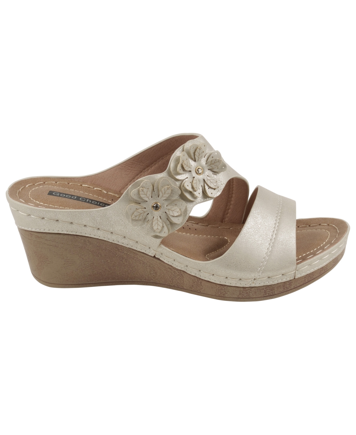 Gc Shoes Women's Rita Flower Wedge Sandals