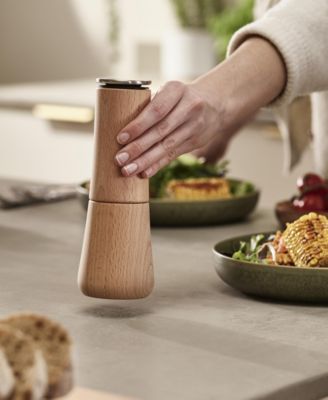 Milltop Wood Non-Spill Salt Mill