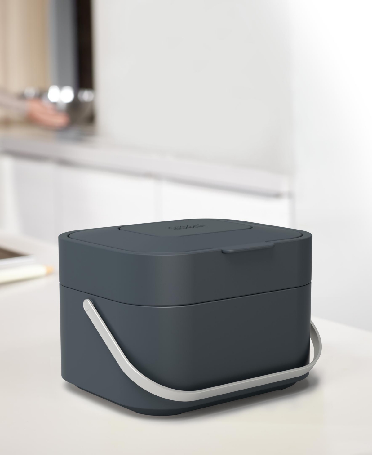 Joseph Joseph Stack 4 Food Waste Caddy With Odor Filter In Gray