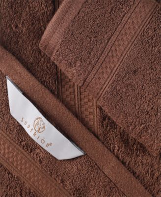 Rayon from Bamboo Blend Ultra Soft Quick Drying Solid 6 Piece Assorted Towel Set