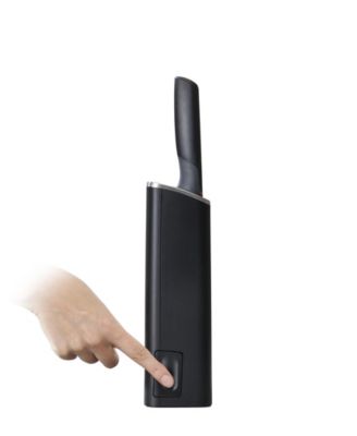 Elevate Knives Slim Block 5-Piece Knife Set with Ceramic Sharpener