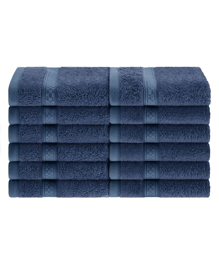 Superior Rayon from Bamboo and Cotton Hand Towel - (Set of