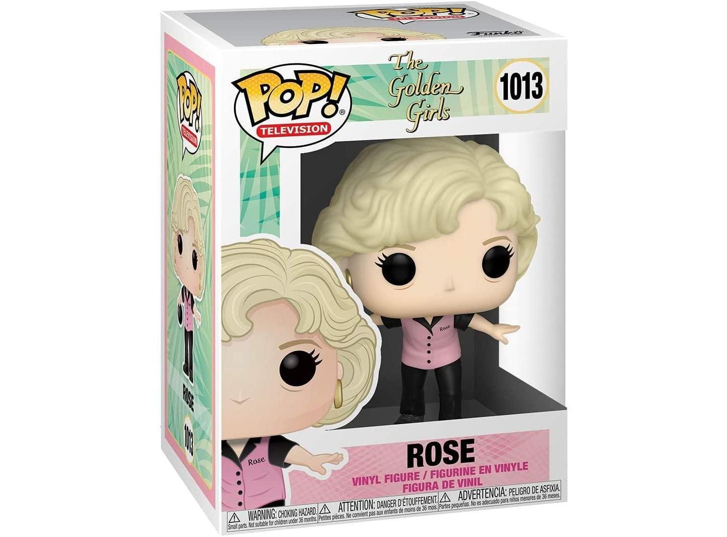 Детская фигурка Funko Pop! The Golden Girls Rose (Bowling Uniform) 3.75" Vinyl Figure, Ages 3+, цвет: Розовый — фото 3