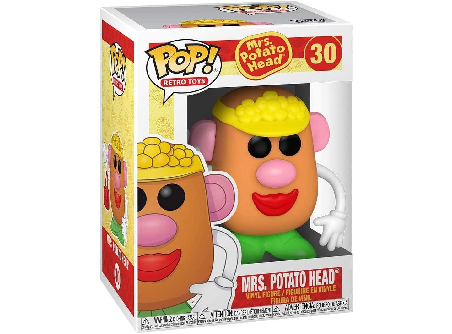 Детская фигурка Funko Pop! Mrs. Potato Head Retro-Toys Collectible 3.75" Vinyl Figure, Ages 3+, цвет: Коричневый — фото 3
