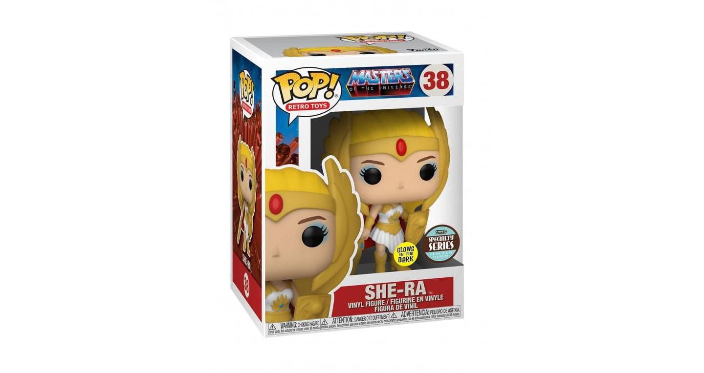 Детская фигурка Funko Masters of the Universe POP Vinyl Figure She-Ra (Glow), цвет: Жёлтый — фото 3