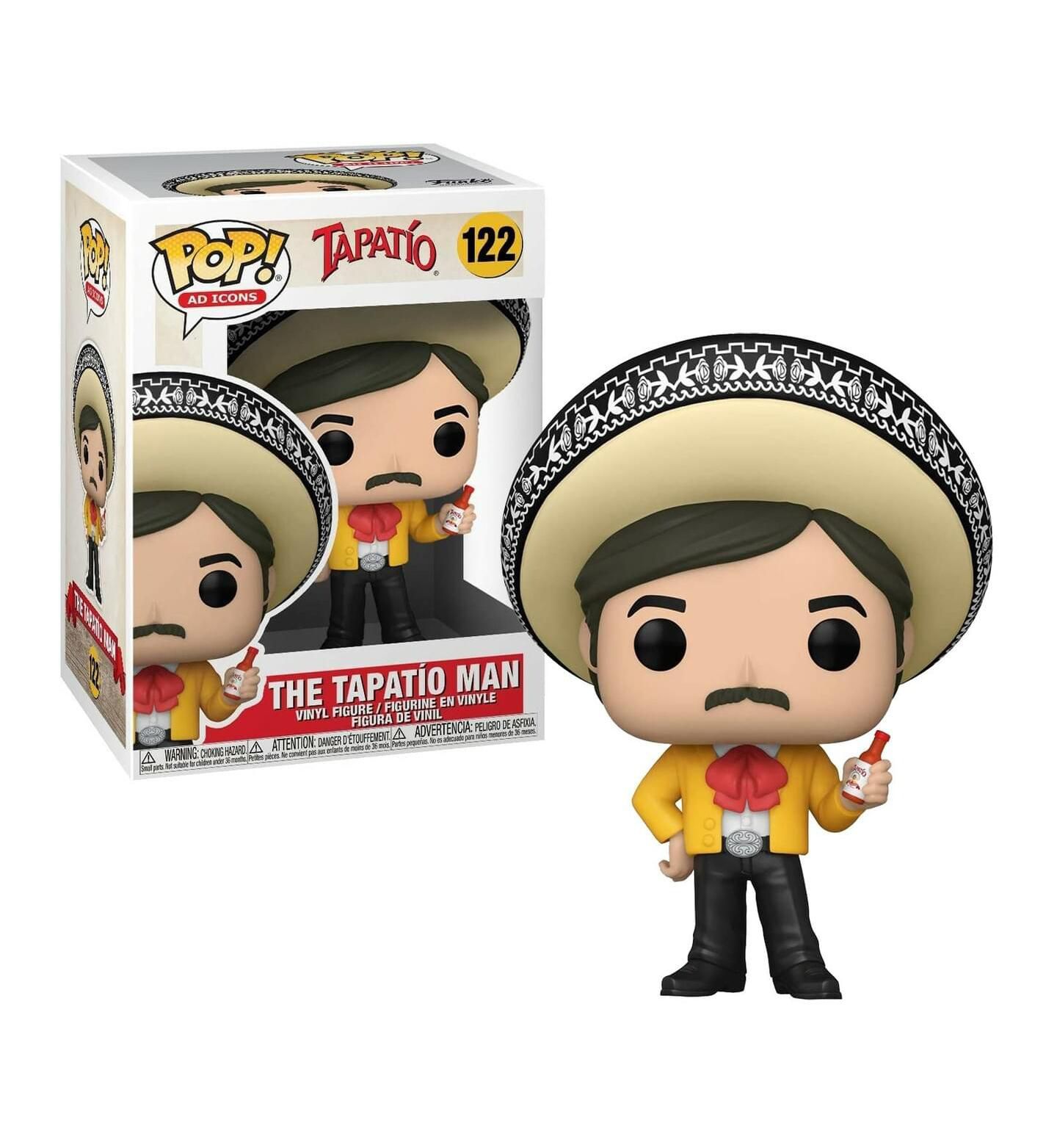 Детская фигурка Funko Pop! Tapatio Man Vinyl Figure, Ages 3+, цвет: Жёлтый — фото 3