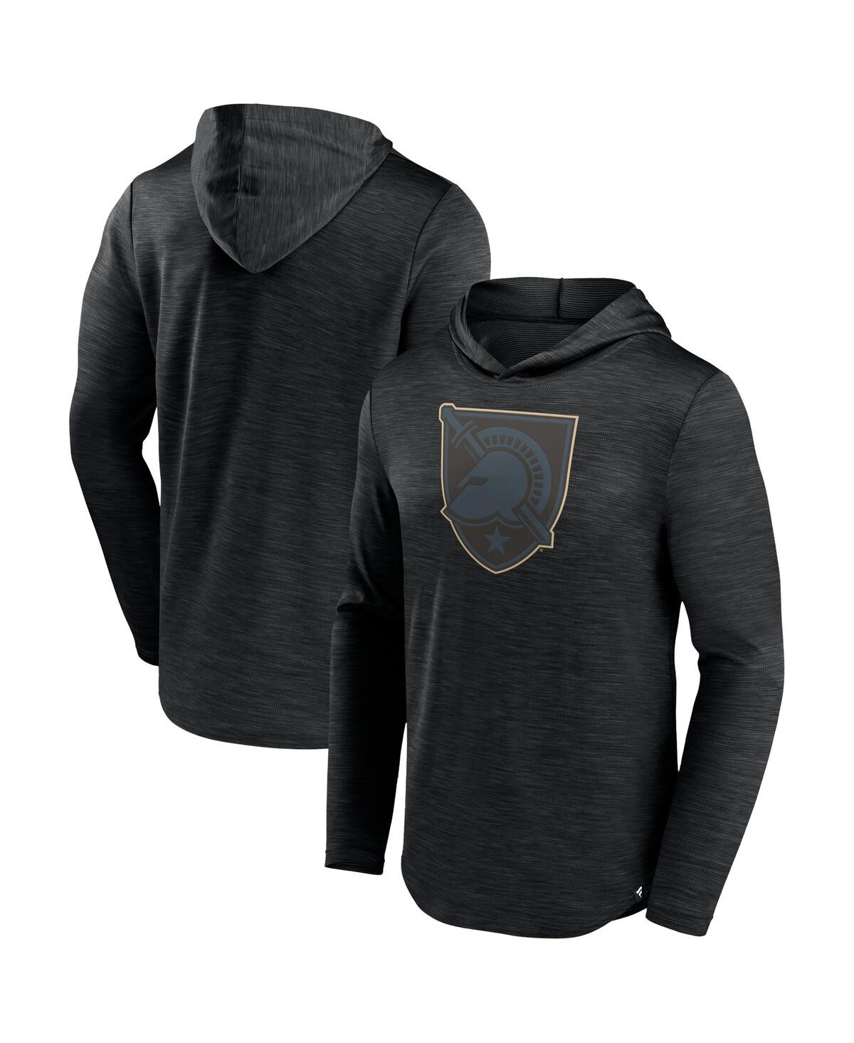 Men's FanaticsArmy Black Knights Transitional Hoodie T-shirt - Heather Black