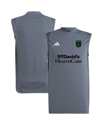 Men's Gray Austin FC 2023 On-Field Sleeveless Training Jersey